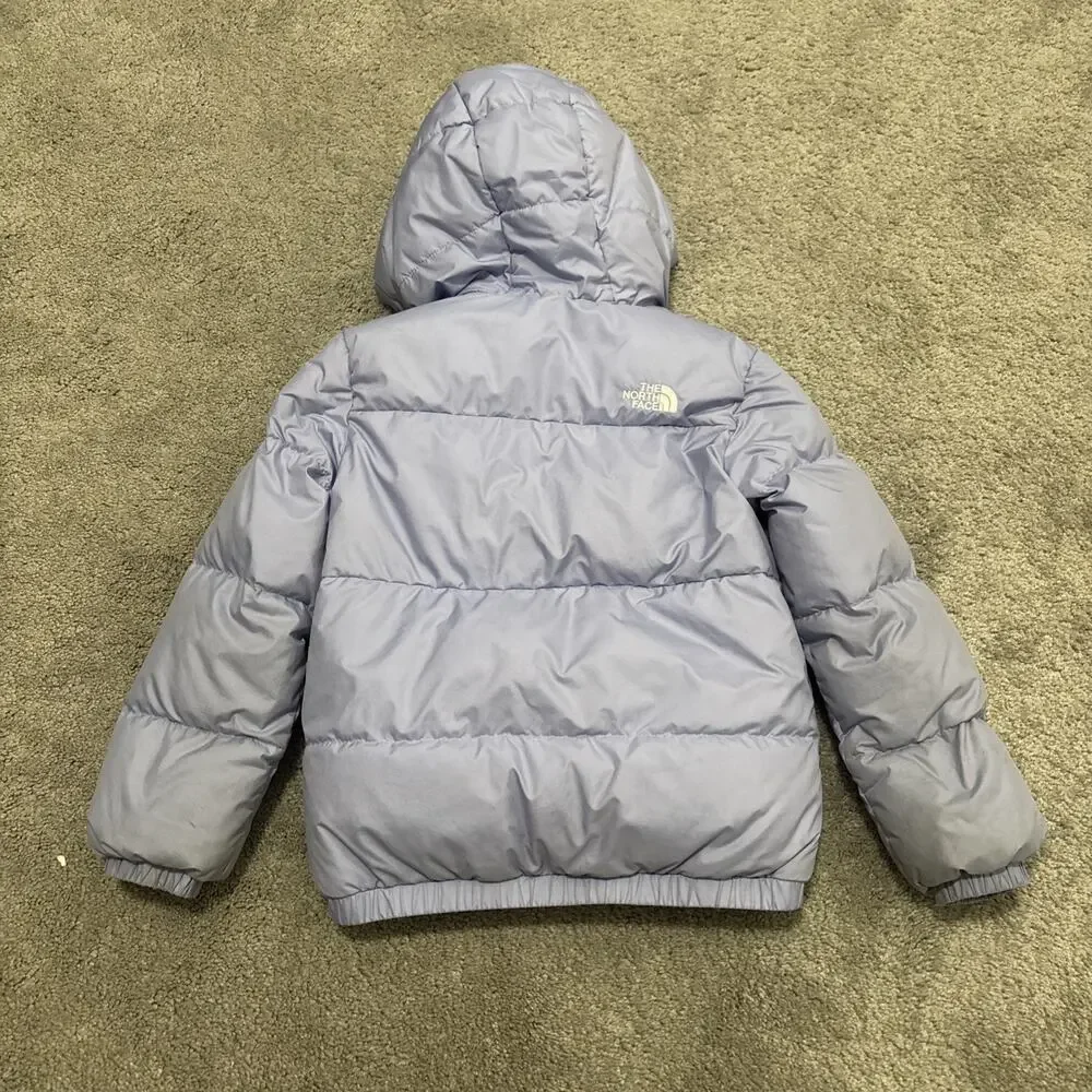 The North Face Toddler 550 Down Puffer Jacket Sherpa Linining Purple Size 6T
